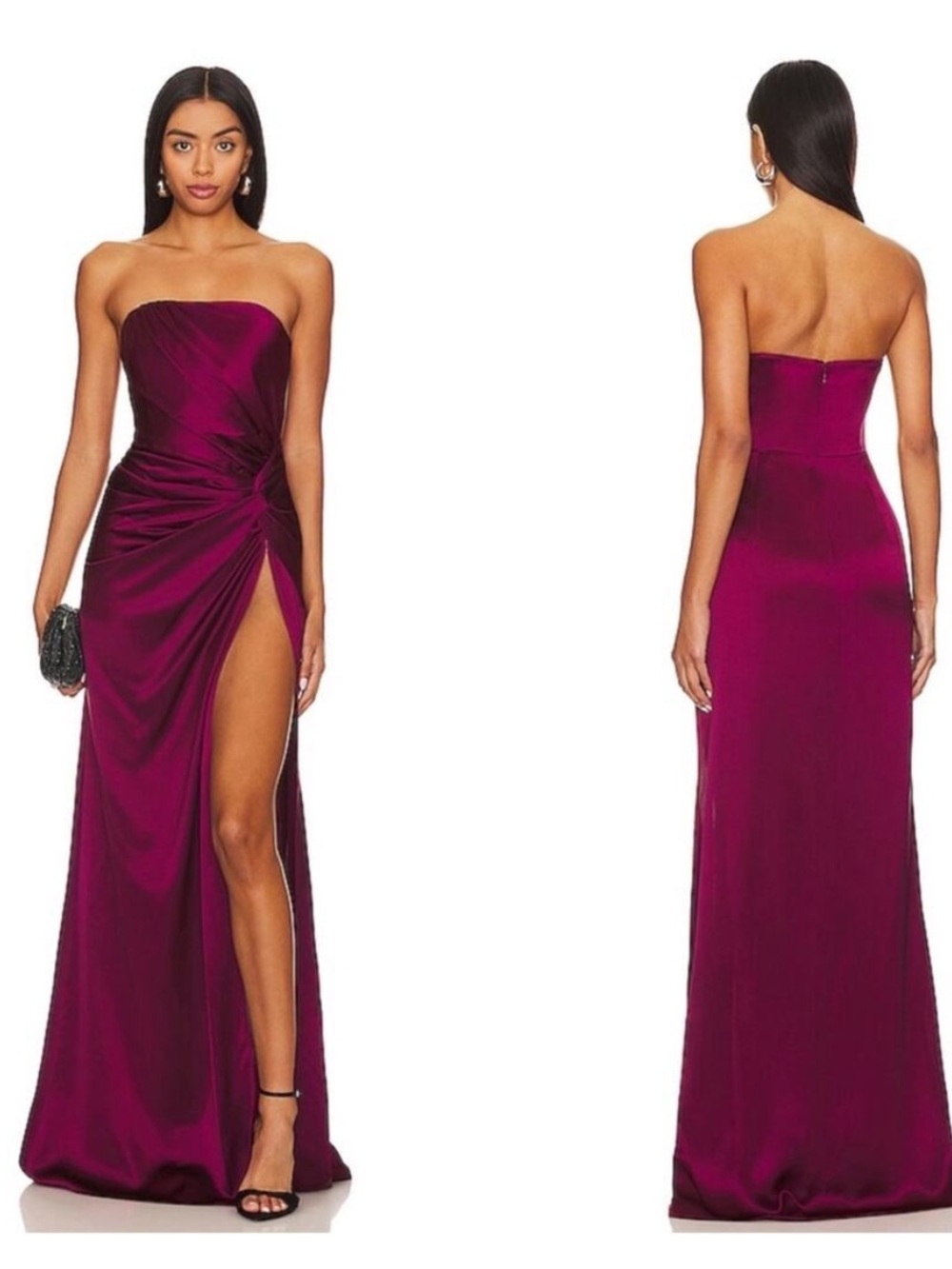 SAU LEE Hera Gown in Boysen Berry